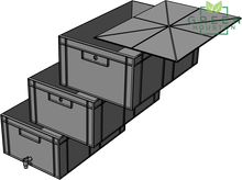 Load image into Gallery viewer, Worm Farm (Vermicomposter) Kit
